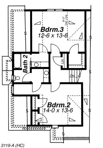Second Floor image of GREENSBOUROUGH House Plan
